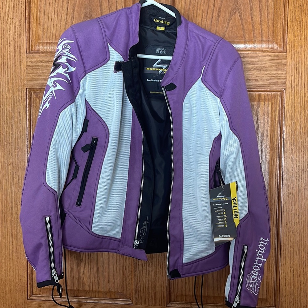 Womens Scorpion Motorcycle Jacket (L) (NWT)